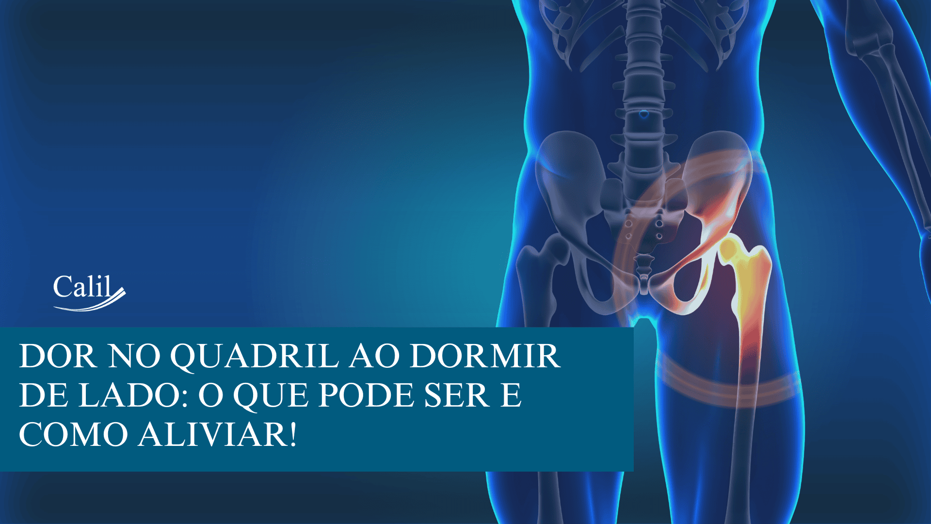 Dor no quadril ao dormir de lado